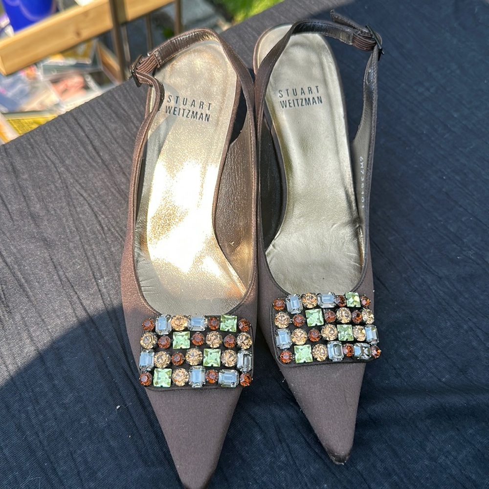 Stuart Weitzman designer evening women’s shoes
